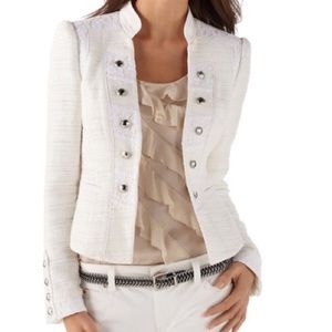 White House Black Market Military Jacket White